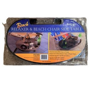 Mr Bar B Q Beach Relaxer & Beach Chair Side Table